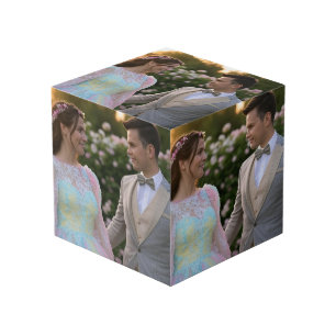 写真結婚の追加カスタマイズ フォトキューブ