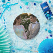 写真結婚の追加カスタマイズ ペーパープレート (パーティー)