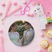 写真結婚の追加カスタマイズ ペーパープレート (パーティー)