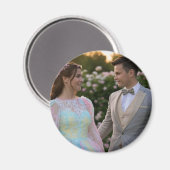 写真結婚の追加カスタマイズ マグネット (正面/裏面)