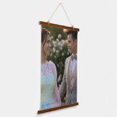 写真結婚の追加カスタマイズ 吊り下げ型タペストリー (傾斜あり)