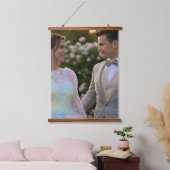 写真結婚の追加カスタマイズ 吊り下げ型タペストリー (寝室)