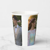 写真結婚の追加カスタマイズ 紙コップ (左)