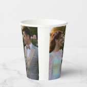 写真結婚の追加カスタマイズ 紙コップ (右)