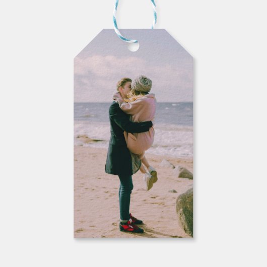 写真結婚の ギフトタグ (裏面)