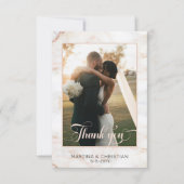 写真結婚の サンキューカード (正面)