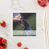 写真結婚の スタンダードカクテルナプキン (インサイチュ)