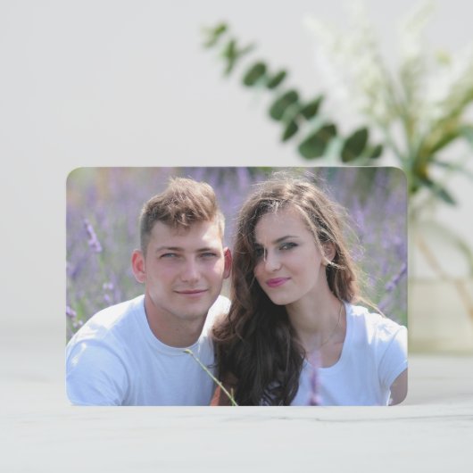 写真結婚の 出欠カード (スタンド正面)