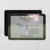 写真結婚の 出欠カード (正面/裏面)