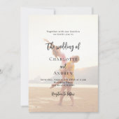 写真結婚の 招待状 (正面)