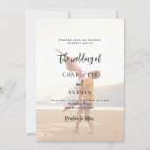 写真結婚の 招待状 (正面)