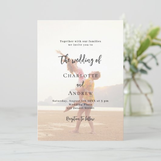 写真結婚の 招待状 (スタンド正面)