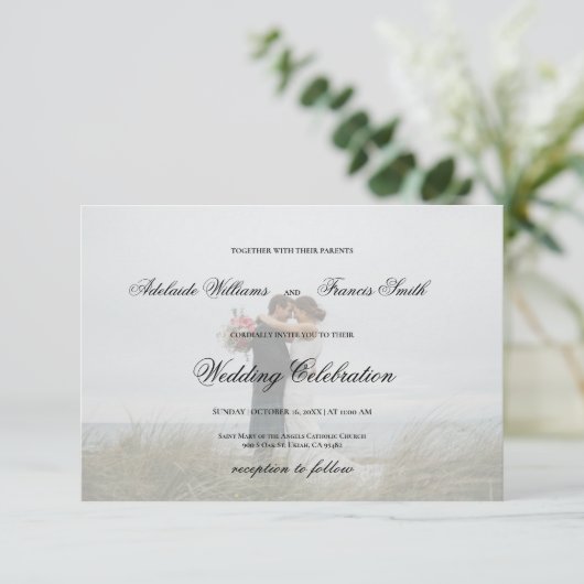 写真結婚の 招待状 (スタンド正面)