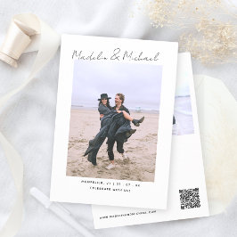 写真結婚の 招待状