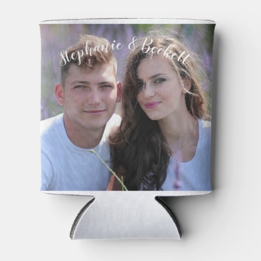 写真結婚の 缶クーラー (正面)