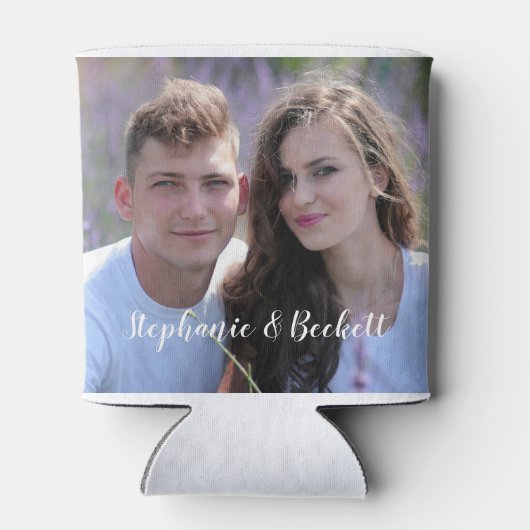 写真結婚の 缶クーラー (裏面)