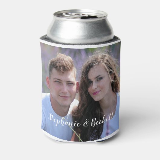 写真結婚の 缶クーラー (缶裏面)