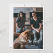 写真結婚のElopementカーモダンド 案内状 (正面)