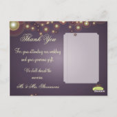 写真結婚はがきに感謝 ポストカード (裏面)