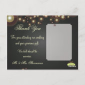 写真結婚はがきに感謝 ポストカード (裏面)