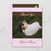 写真結婚はがきに感謝 ポストカード (正面/裏面)