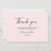 写真結婚サンキューカード サンキューカード (裏面)