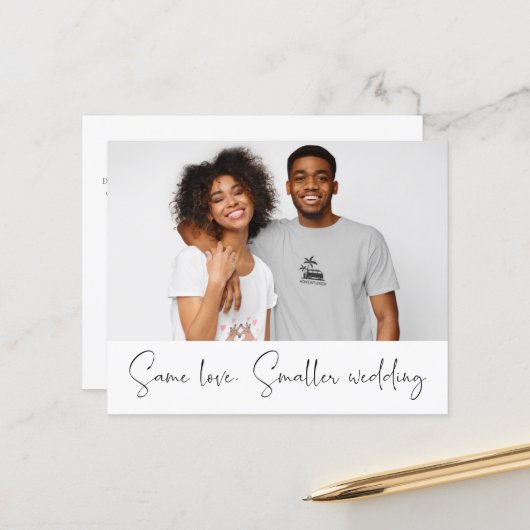 写真結婚予算の縮小 (正面/裏面インサイチュ)