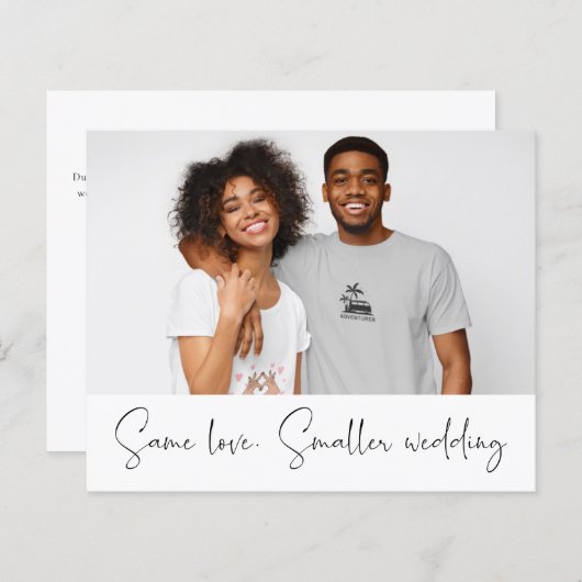 写真結婚予算の縮小 (正面/裏面)