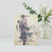 写真結婚予算はがき ポストカード (スタンド正面)