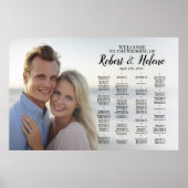 写真結婚付きシーティンググラフボード ポスター (正面)