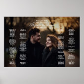 写真結婚付きシーティンググラフボード ポスター (正面)