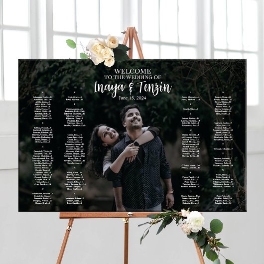 写真結婚付きシーティンググラフボード ポスター