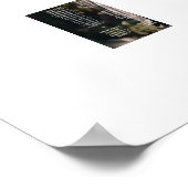 写真結婚付きシーティンググラフボード ポスター (角)