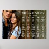 写真結婚付きシーティンググラフボード ポスター (正面)