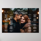 写真結婚付きシーティンググラフボード ポスター (正面)