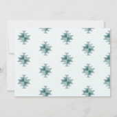 写真結婚付きランチ日付の保存招待状 招待状 (裏面)