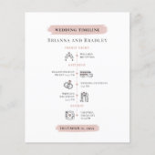 写真結婚付き予算の旅程プログラム (正面)