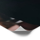 写真結婚付き座席表エレガント ポスター (角)