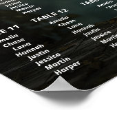 写真結婚付き座席表ポスター ポスター (角)