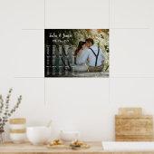 写真結婚付き座席表ポスター ポスター (キッチン)