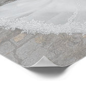 写真結婚付き歓迎の看板ポスター ポスター (角)