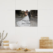 写真結婚付き歓迎の看板ポスター ポスター (キッチン)