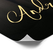 写真結婚付き歓迎の看板ポスター ポスター (角)