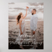 写真結婚付き歓迎サイン ポスター (正面)