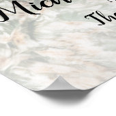 写真結婚付き歓迎サイン ポスター (角)