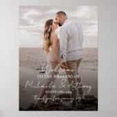 写真結婚付き歓迎サイン ポスター (正面)