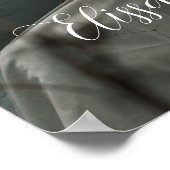 写真結婚付き歓迎サイン ポスター (角)