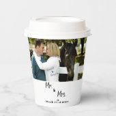 写真結婚付き 紙コップ (正面)