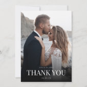 写真結婚付きThanks Card 招待状 (正面)