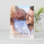 写真結婚式の後で幸いなことに日付を保存 セーブザデート (スタンド正面)